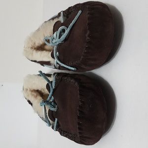 UGGS Dakota‎ Moccasins Fur Womens Leather Suede Shoe